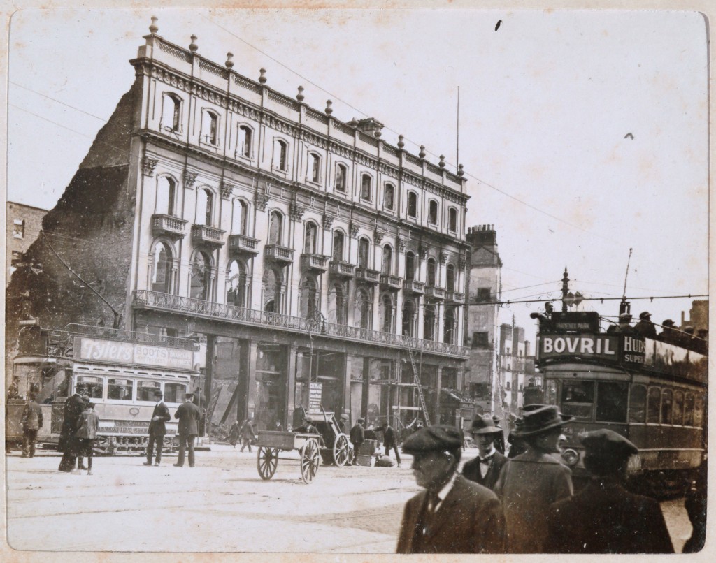 Imperial Hotel, Sackville Street May 1916. By permission of the Royal Irish Academy. © RIA