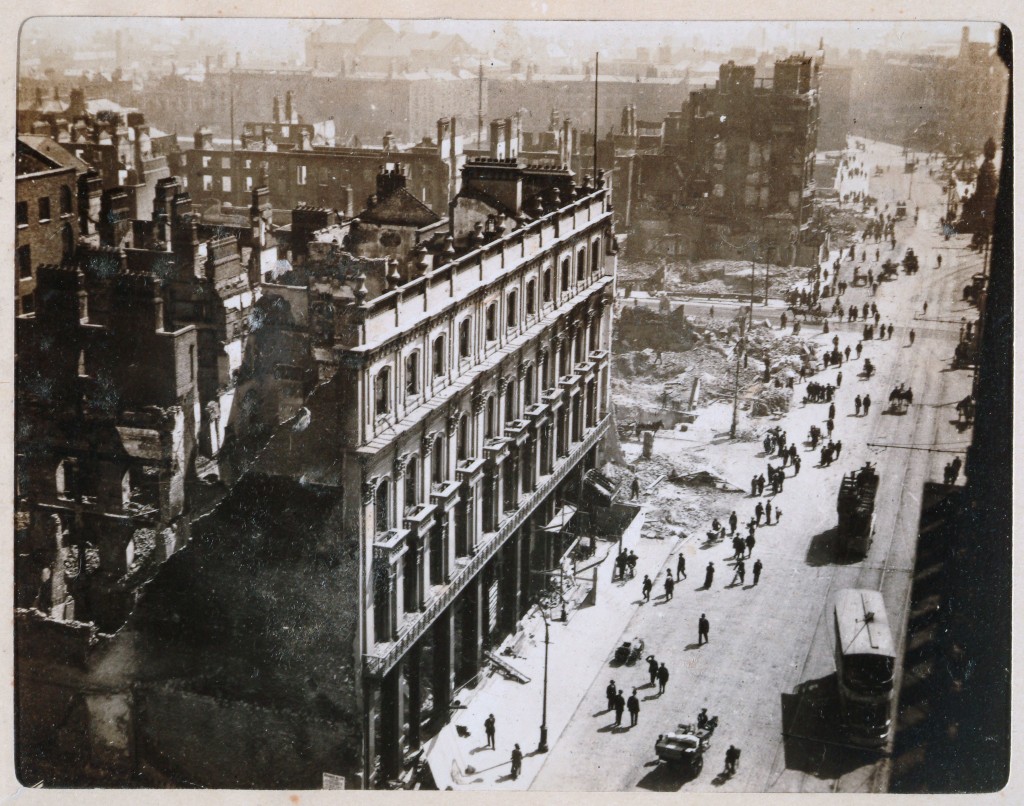 Imperial Hotel, Sackville Street from Nelson's Pillar. By permission of the Royal Irish Academy. © RIA